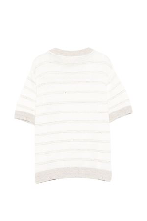 polo in lino beige ELEVENTY KIDS | EY9P21Z318280A